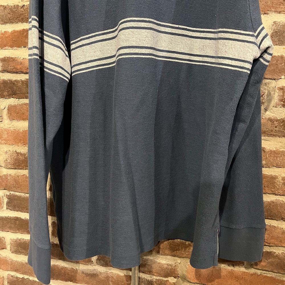 NWT American Eagle Blue Bonfire Fleece Baja Hoodie - Picture 8 of 16